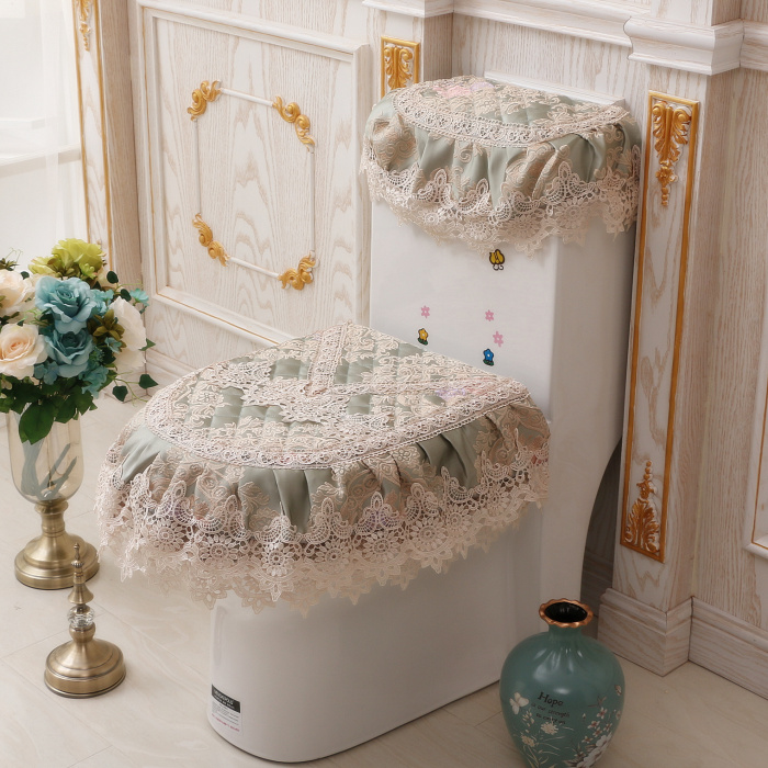 Fabric art Potty sets Three Fashion Color Toilet sets Three Ellipse closestool Washer Lacein the Family/Personal Cleaning Tools , Sanitary appliances/Bathroom accessories , Toilet sets/Toilet seat category - from Buy2taobao.com to provide professional Taobao agent buy service