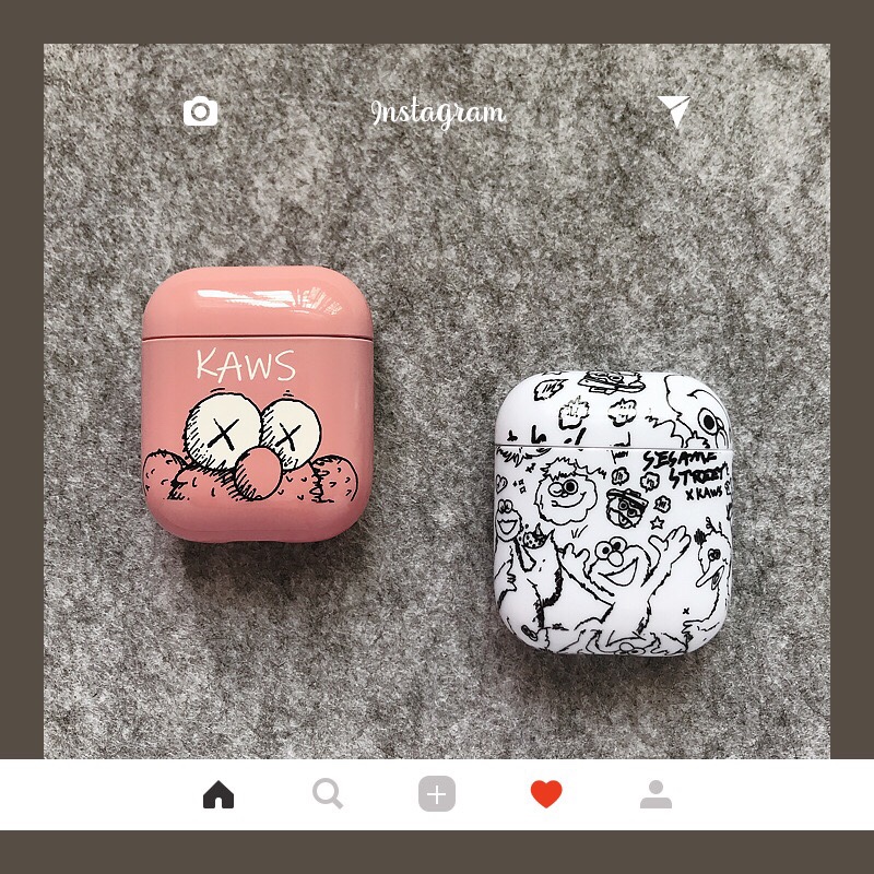 潮牌KAWS苹果无线蓝牙耳机套适用AirPods简约硬壳保护套个性创意|ruв категории Цифровые аксессуары, MP3/Mp4 аксессуары, наушники - от Buy2taobao.com для оказания профессиональной услуги покупки агента Taobao
