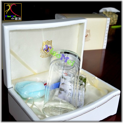 Mountain and Flowing Water Office Cup Si Bao quality goods double-deck vacuum cup With cover high-grade transparent Water cup teacupin the Tableware , Cup/Cups/Kettle , Mug category - from Buy2taobao.com to provide professional Taobao agent buy service