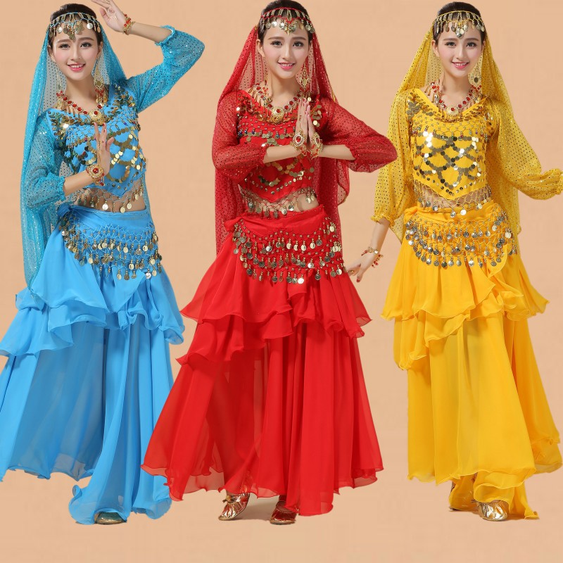 Large Belly Dance clothing Tianzhu girl India Dance Costume costume adult mm Long dress suitin the Women's clothing/Boutique , Costume/National costume/Stage costumes , National costume/Costumes category - from Buy2taobao.com to provide professional Taobao agent buy service