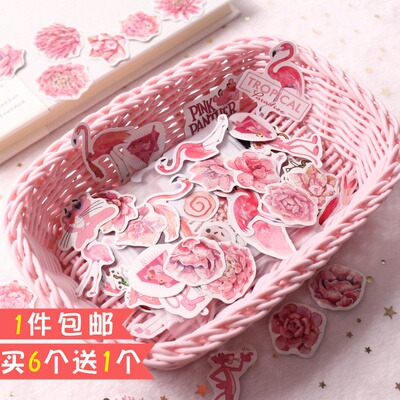 韩国手账贴纸 手帐本贴纸包diy可爱手机日记装饰小贴画创意套装