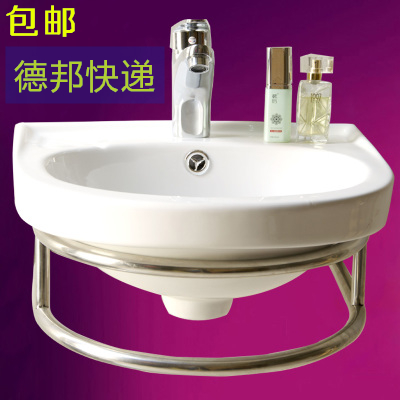 Hanging pots Bracket Small bathroom Washbasin triangle Bathroom basin Small apartment Ceramic pots Mini potsin the Decoration main material , Toiletries , Wash basin , Wall-mounted washbasin category - from Buy2taobao.com to provide professional Taobao agent buy service