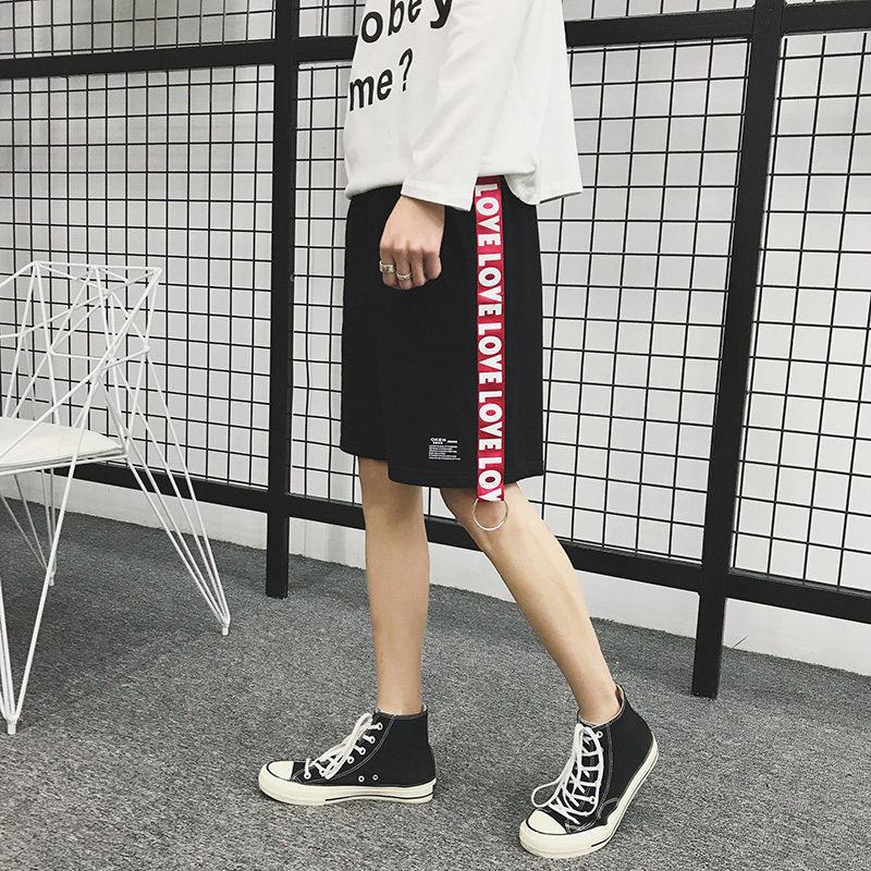 夏季短裤男韩版宽松潮五分休闲裤运动中裤子原宿bf风5分裤大裤衩|ruв категории Мужская одежда, брюки - от Buy2taobao.com для оказания профессиональной услуги покупки агента Taobao