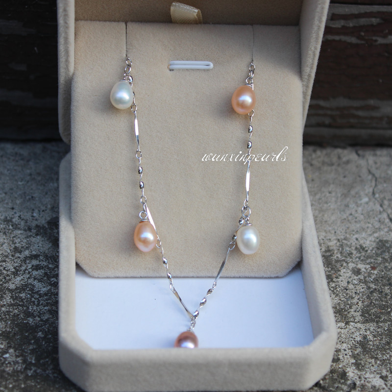 Bracelets Anklets 925 Silver Bracelet fade Flawless Strong light natural Freshwater pearls Gift boxin the Jewelry/Diamond/Jade/Gold , Natural pearls (New) , Bracelets category - from Buy2taobao.com to provide professional Taobao agent buy service