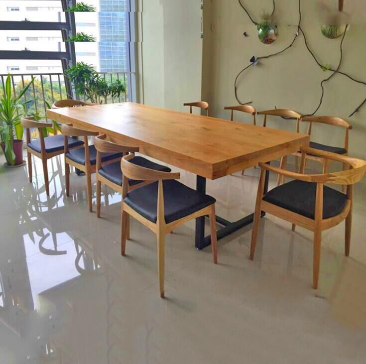 美式家用实木办公桌台式电脑桌原木长条书桌餐桌简约办公桌洽谈桌在类目 商业/办公家具, 办公家具, 办公桌, 会议桌中 - 来自Buy2taobao.com提供专业的淘宝代购服务