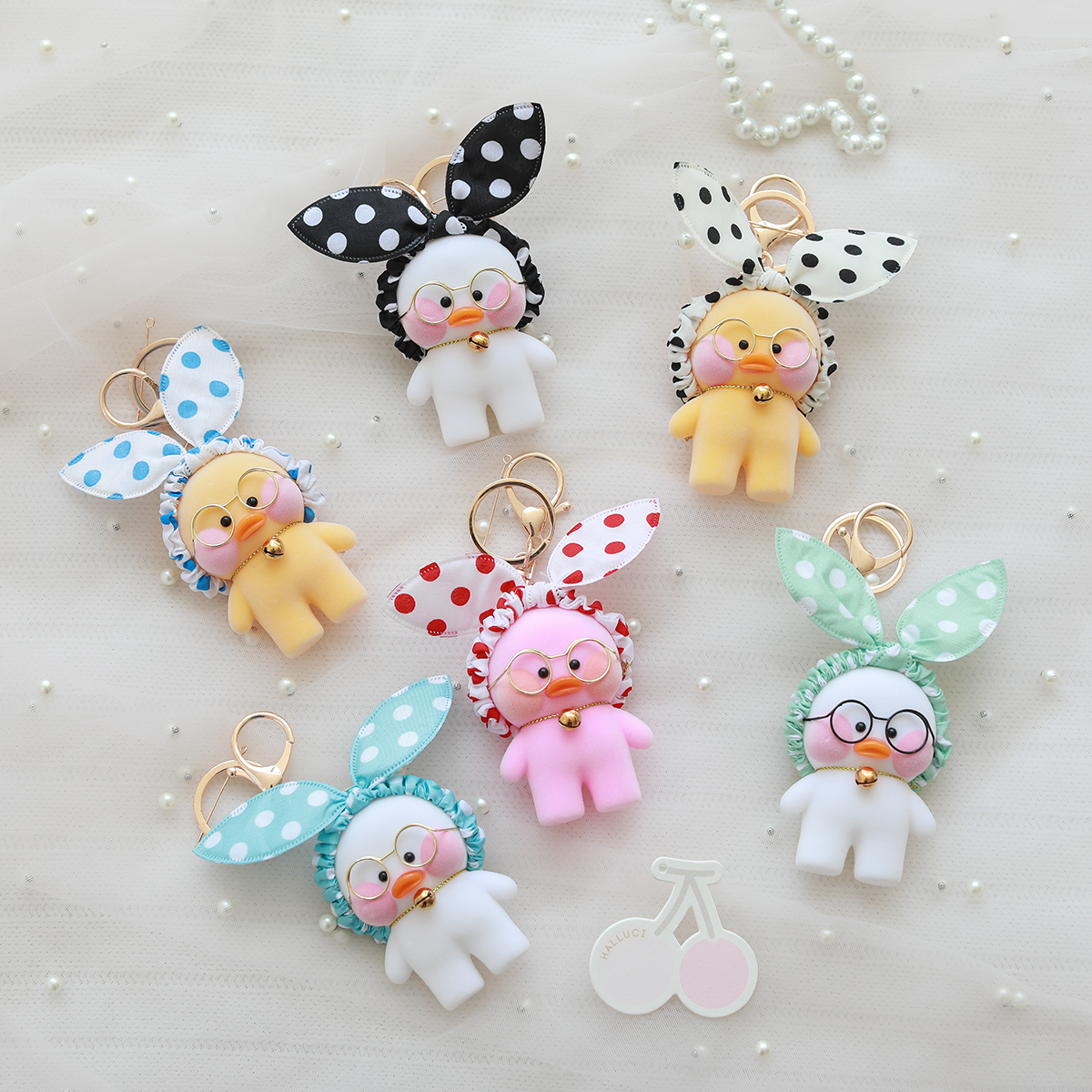 Key buckle lovely Net Red hyaluronic acid Yellow duck Doll Bag decorate originality Accessories Super adorable automobile Pendantin the Accessories/Leather belt/Hat/Muffler , Shoes and bags/Belt Accessories , Bag Accessories , Keychain category - from Buy2taobao.com to provide professional Taobao agent buy service