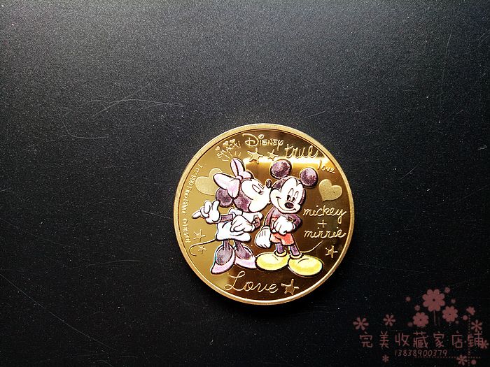 紐埃迪士尼卡通米奇米妮紀念幣彩色金質外國硬幣鍍金牙仙子金幣在類目 古董/郵幣/字畫/收藏, 錢幣, 紀念幣/紀念章, 貴金屬紀念幣/章中 - 來自Buy2taobao.com提供專業的淘寶代購服務