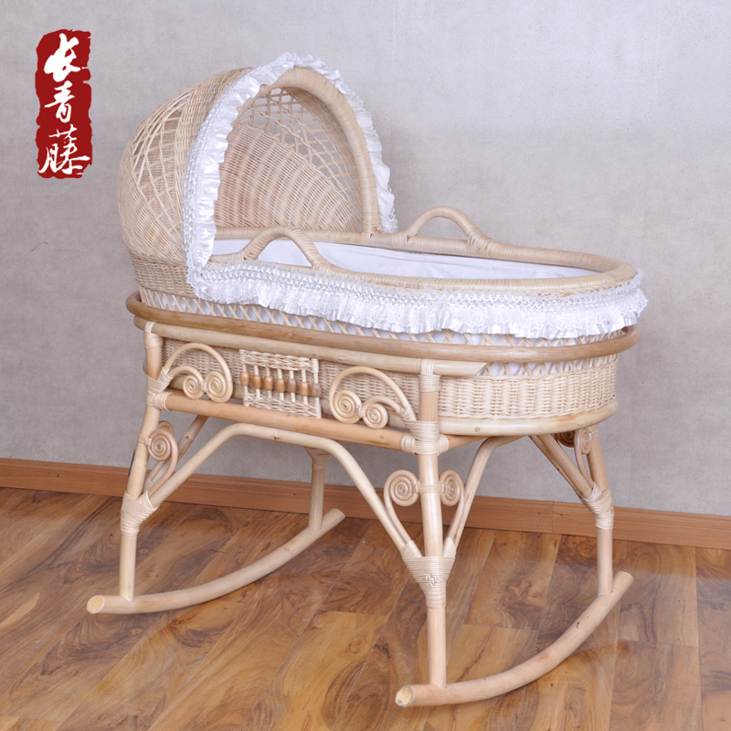 长青藤纯手工天然环保藤编婴儿摇床摇篮 宝宝儿童提篮 手提藤摇篮在类目 尿片/洗护/喂哺/推车床, 童床/婴儿床/摇篮/餐椅, 摇篮中 - 来自Buy2taobao.com提供专业的淘宝代购服务