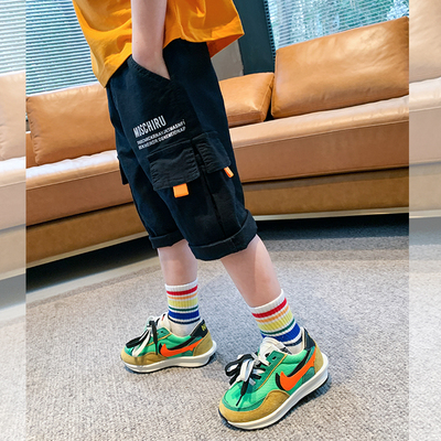 男童短裤夏装2020新款儿童裤子中裤休闲裤洋气五分裤夏季小贝潮品