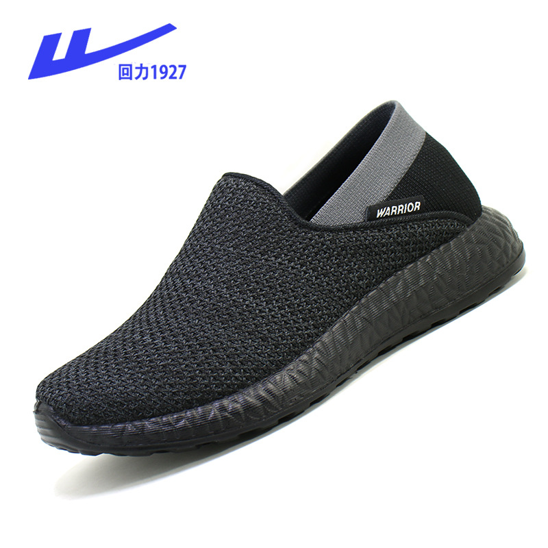 Warrior Men's Shoes spring and autumn Dual-network ventilation Stirrup Single shoes fashion light Cloth shoes A pedal Low skate shoesin the Men's Shoes, High shoes category - from Buy2taobao.com to provide professional Taobao agent buy service