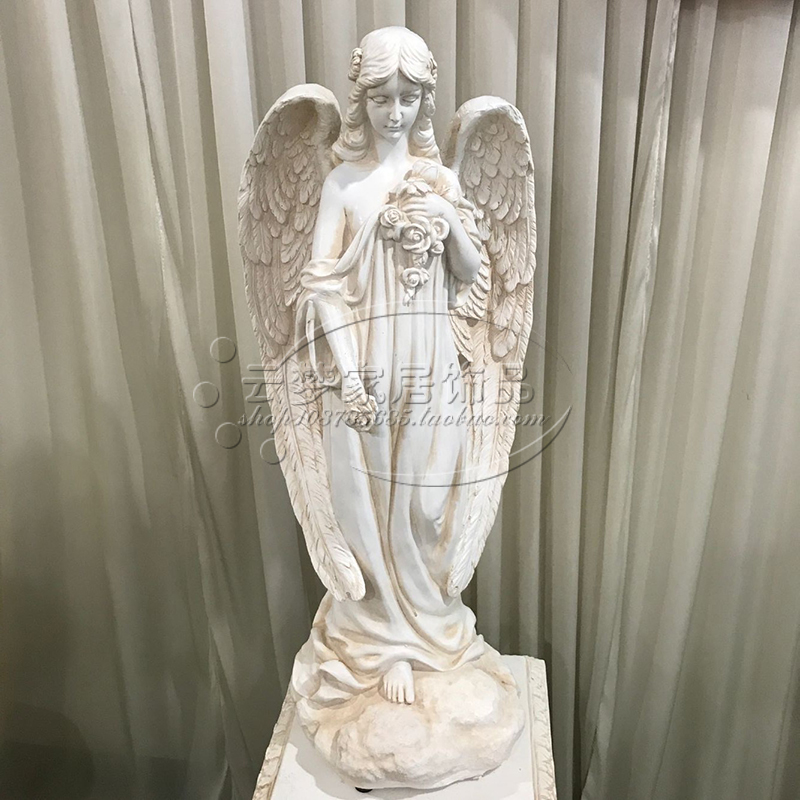 高端复古欧式树脂玻璃钢天使罗马柱酒店KTV别墅客厅装饰落地摆件|msdalam kategori Aksesori rumah, hiasan - dari Buy2taobao.com untuk memberikan perkhidmatan ejen Taobao profesional membeli