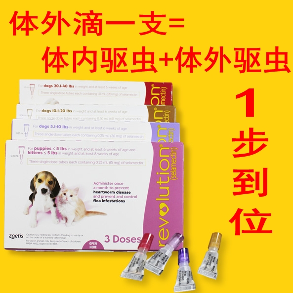 Large pet Insect Drops 1kg-77kg In vitro In vivo Integration Insect Heartworm Fleain the Pet/Pet food and supplies , Cat/Dog Toys , Flying disk category - from Buy2taobao.com to provide professional Taobao agent buy service