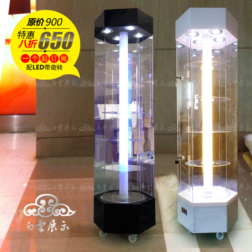 手办模型化妆品产品旋转展示柜亚克力玻璃精品礼品样品陈列柜货架在类目 商业/办公家具, 货架/展柜, 精品展柜/陈列柜中 - 来自Buy2taobao.com提供专业的淘宝代购服务