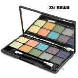 台湾SOLONE绚光晶灿10色眼影盘 十色眼彩盘 正品