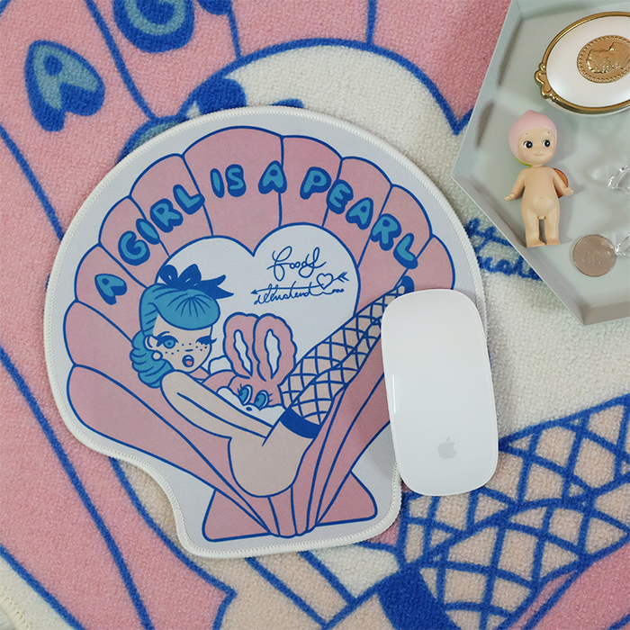 DT的店 林小宅同款粉色少女心貝殼美少女美人魚鼠標墊防滑桌墊在類目 電腦硬件/顯示器/電腦周邊, 電腦周邊, 鼠標墊/貼/腕墊中 - 來自Buy2taobao.com提供專業的淘寶代購服務