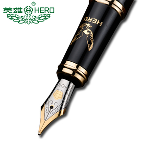 英雄钢笔1078铱金笔大鹏展翅墨水钢笔高级 学