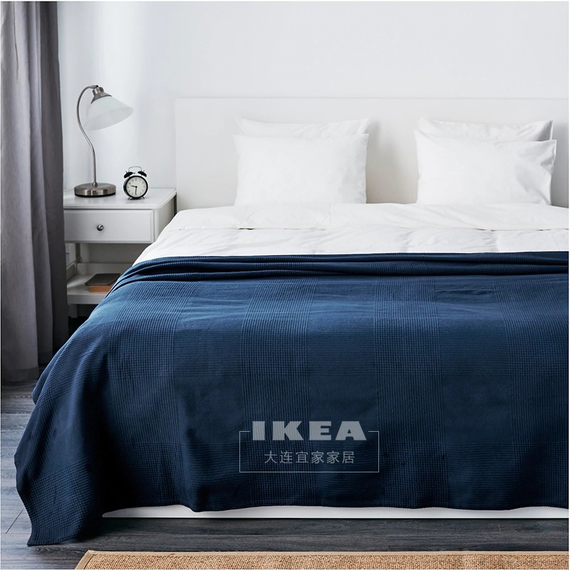 IKEA IKEA Indira Bedspread pure cotton mattress Protective pads The bed blanket sheet leisure time Blanketin the Bedclothes , Bedspread category - from Buy2taobao.com to provide professional Taobao agent buy service