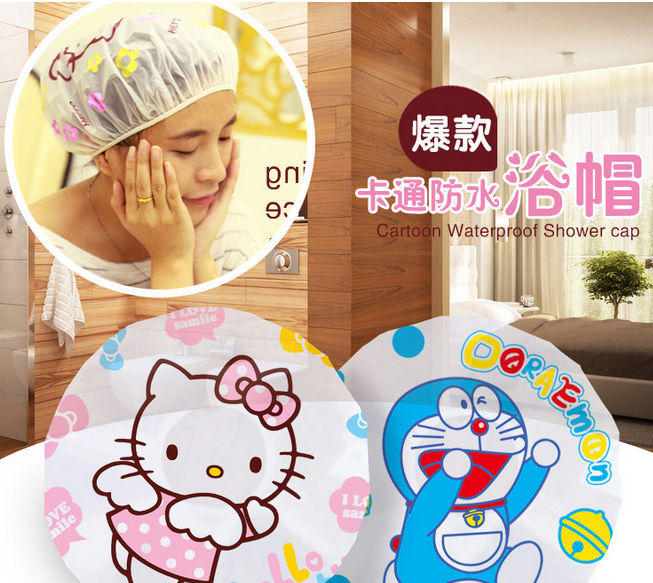 可愛卡通洗澡浴帽 防油煙加厚防水浴帽 洗頭發成人女士沐浴帽在類目 家庭/個人清潔工具, 個人洗護清潔用具, 浴帽中 - 來自Buy2taobao.com提供專業的淘寶代購服務