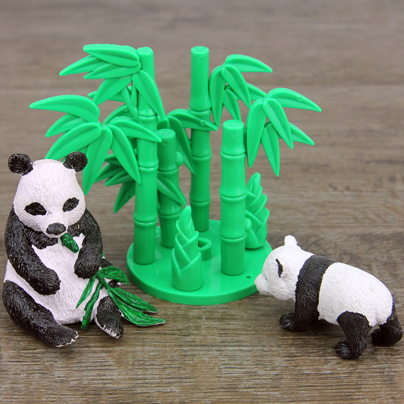 simulation Bamboo Model a decoration Mother and son panda combination scene prop children Toys decorate wild Forest animalin the Toy/Childs/Puzzle/Building block/Model , Simulation/Play house toys , Simulation/Animal dolls category - from Buy2taobao.com to provide professional Taobao agent buy service