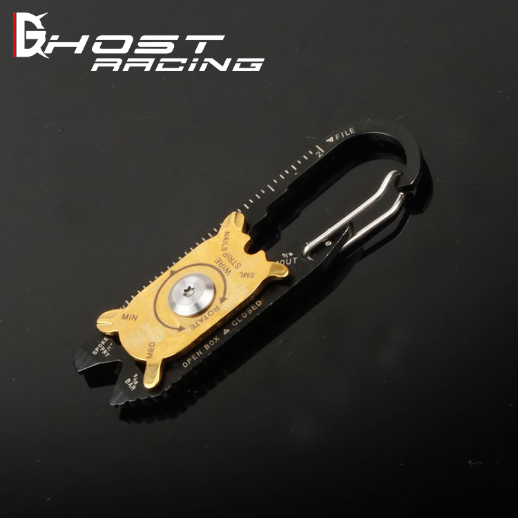 GHOST RACING originality Roulette Stainless steel wrench bolt driver outdoors Take it with you tool multi-function Key bucklein the Motorcycle/Equipment/Fitting , Others Motorcycle Accessories category - from Buy2taobao.com to provide professional Taobao agent buy service