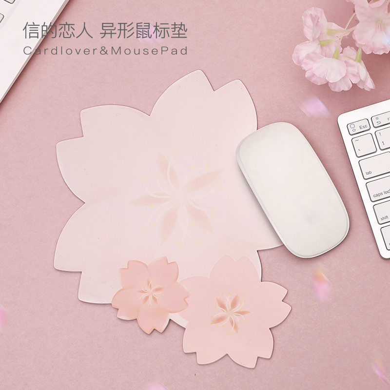 雜啊 信的戀人小清新櫻花異形創意女鼠標墊 辦公室電腦厚桌面墊在類目 電腦硬件/顯示器/電腦周邊, 電腦周邊, 鼠標墊/貼/腕墊中 - 來自Buy2taobao.com提供專業的淘寶代購服務
