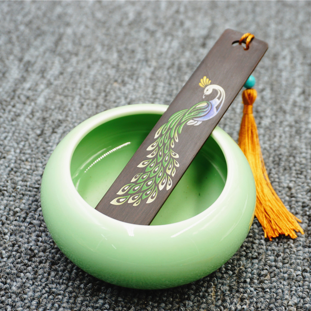 创意复古典文艺檀木书签中国风礼物黑檀木质流苏书签DIY学生用品在类目 电子词典/电纸书/文化用品, 纸张本册, 书签中 - 来自Buy2taobao.com提供专业的淘宝代购服务