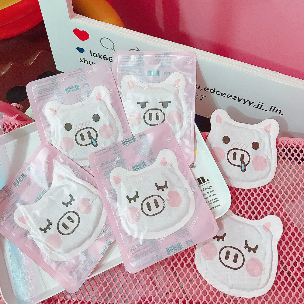 喵星小牛奶 少女卡通小猪猪暖身贴暖宝宝暖宫贴 自发热防寒保暖贴|msdalam kategori rumah harian, pes haba/warmers/warmers, pes haba - dari Buy2taobao.com untuk memberikan perkhidmatan ejen Taobao profesional membeli