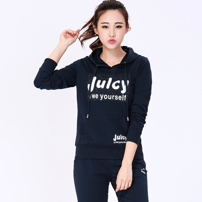 亏本清仓！运动服套装女潮韩版时尚春秋季宽松休闲装卫衣两件套