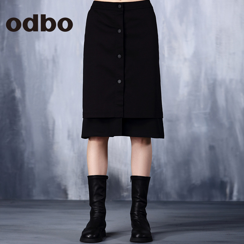 odbo/欧迪比欧春秋新品女装半截裙时尚短裙半身裙|ruв категории Женская одежда, юбка - от Buy2taobao.com для оказания профессиональной услуги покупки агента Taobao
