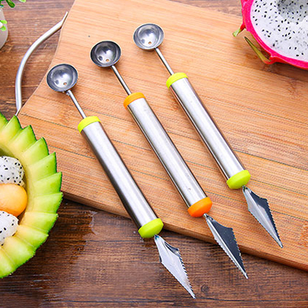 Stainless steel fruit Dig the ball is watermelon Spoon Artifact Splitter Carving knife Cold platter toolin the Kitchen/Cooking utensils , Kitchen Gadgets/Kitchen storage , Fruit slicer category - from Buy2taobao.com to provide professional Taobao agent buy service
