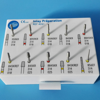 固美车针 嵌体套装4261 口内修复清洁钨钢配件td2444
