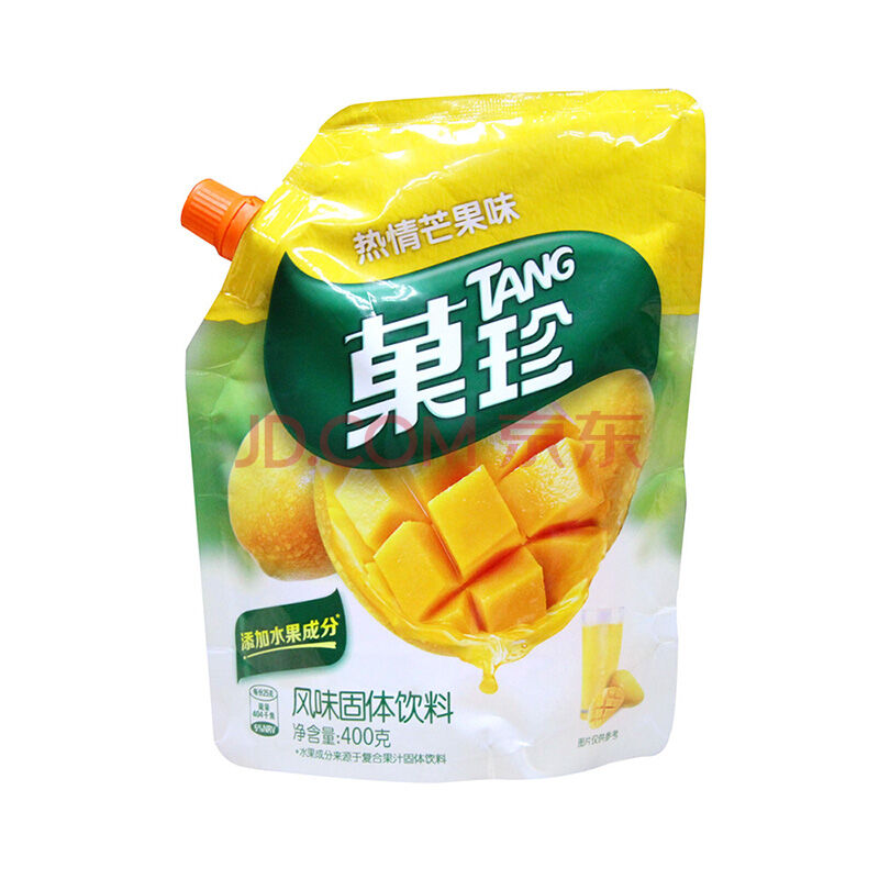 亿滋果珍芒果味壶嘴装400g果汁粉冲饮饮料冲剂果真菓珍粉速溶冲调在类目 咖啡/麦片/冲饮, 藕粉/麦片/冲饮品, 冲饮果汁中 - 来自Buy2taobao.com提供专业的淘宝代购服务