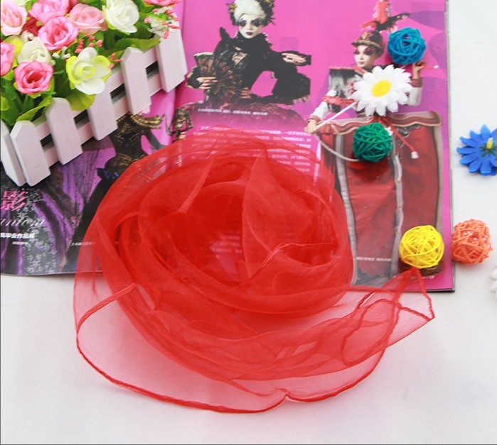 Sailor Dance special summer Thin section Scarf Small square Solid bright red dance Dedicated Windbreak Sunscreenin the Accessories/Leather belt/Hat/Muffler , Muffler/Scarves/Shawl category - from Buy2taobao.com to provide professional Taobao agent buy service