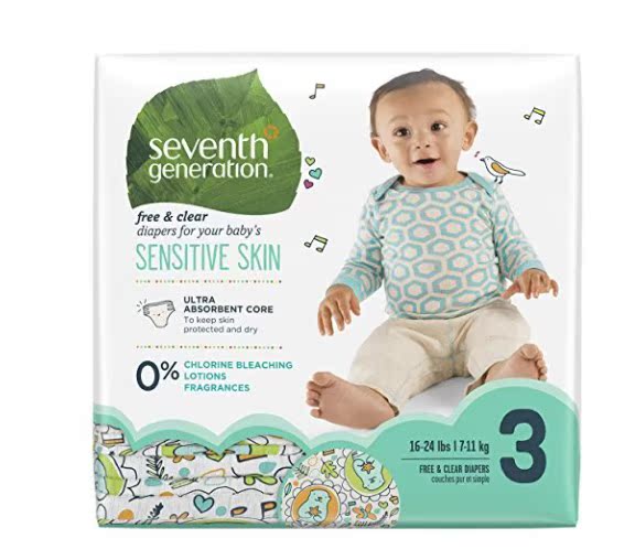 美國直遞 seventh generation 第七代 天然無氯紙尿褲3號 31片在類目 尿片/洗護/餵哺/推車牀, 紙尿褲/拉拉褲/紙尿片中 - 來自Buy2taobao.com提供專業的淘寶代購服務