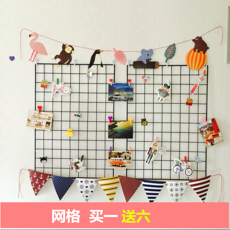 grid Photo wall Photo frame wall Iron Stands ins Iron frame Clamp Photo wall decorate originality Northern Europein the Home accessories , Photo/Photo Wall , Photo Wall category - from Buy2taobao.com to provide professional Taobao agent buy service