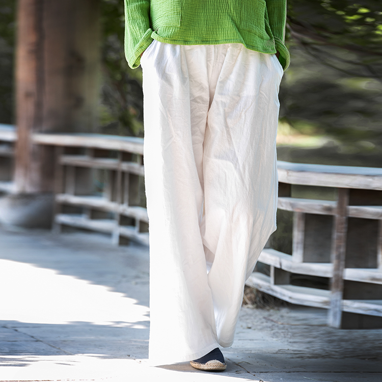 Tai Chi Pants Cotton and hemp trousers new pattern Chinese style washing Crepe Ladies Wide leg pantsin the Sports/Yoga/Fitness/Fans supplies , Taekwondo/Wushu/Fight , Tai Chi , Tai chi clothing category - from Buy2taobao.com to provide professional Taobao agent buy service