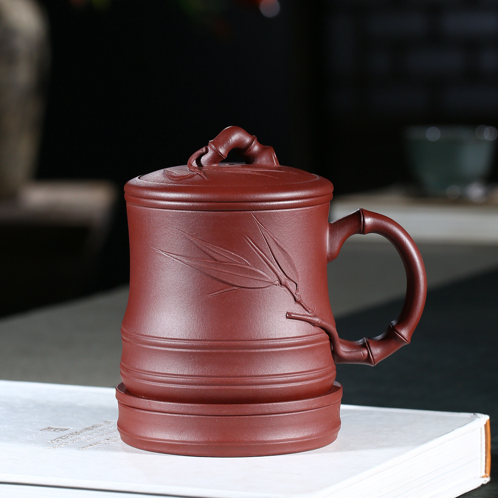 宜兴紫砂壶纯全手工盖杯定制实用礼品杯双层过滤办公茶杯套装泡茶在类目 餐饮具, 杯子/水杯/水壶, 随手杯中 - 来自Buy2taobao.com提供专业的淘宝代购服务