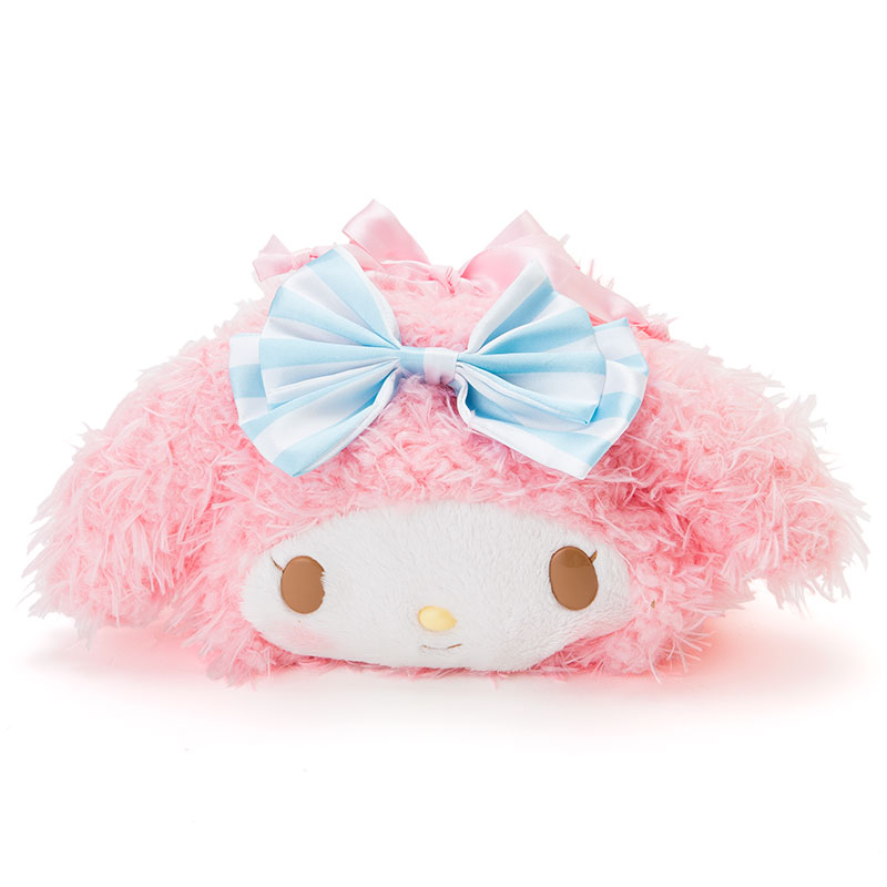 日本正版My Melody 蝴蝶結系列束口布袋抽繩收納袋整理袋小物袋|ruв категории плесень играть/Аниме/вокруг/cos/настольные игры, мультфильм/Аниме, Аниме рюкзак/бумажник/камера - от Buy2taobao.com для оказания профессиональной услуги покупки агента Taobao