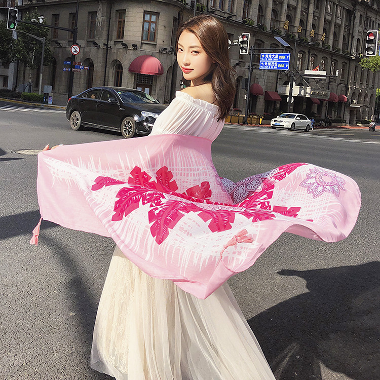 Seaside Swimsuit Shawl Ethnic style Travel? Silk scarf Cape Beach towel Scarf Bikini Wrap Dress Veilin the Sports/Yoga/Fitness/Fans supplies , Swim , Wrap Dress/Mantillas category - from Buy2taobao.com to provide professional Taobao agent buy service