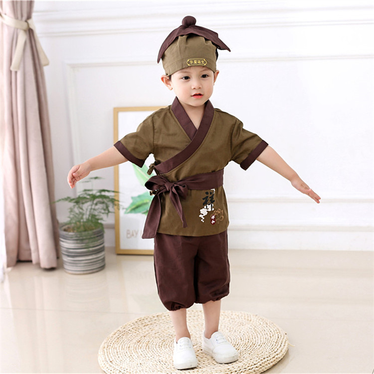 寶寶棉麻日常漢服半袖萌寶夏季拍照古裝 小藥童書童服國學演出服在類目 童裝/嬰兒裝/親子裝, 兒童旗袍/唐裝/民族服裝, 唐裝中 - 來自Buy2taobao.com提供專業的淘寶代購服務
