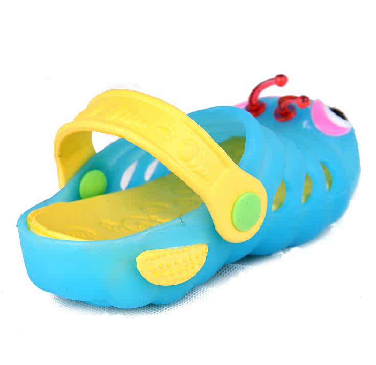 毛毛虫儿童果冻鞋