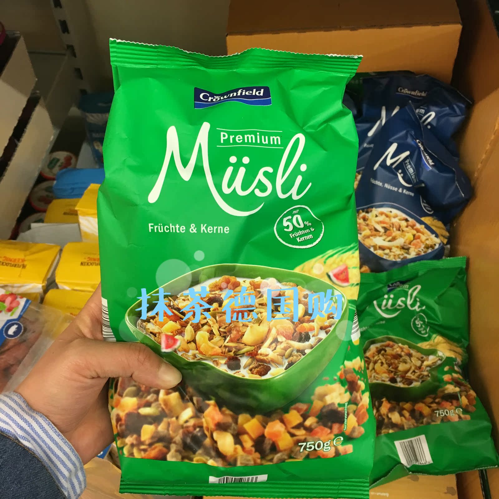 德国代购 10件直邮 lidl crownfield水果坚果果仁早餐麦片2款750g在类目 咖啡/麦片/冲饮, 藕粉/麦片/冲饮品, 冲饮麦片中 - 来自Buy2taobao.com提供专业的淘宝代购服务