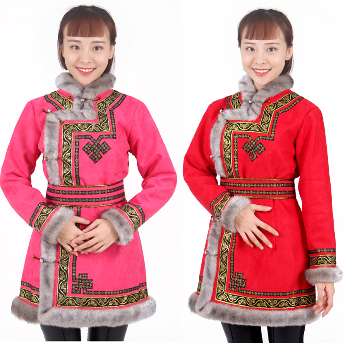 冬季女士蒙古袍棉 高領鹿皮絨加厚加絨蒙古族元素女士生活日常裝在類目 女裝/女士精品, 唐裝/民族服裝/舞臺服裝, 民族服裝/舞臺裝中 - 來自Buy2taobao.com提供專業的淘寶代購服務