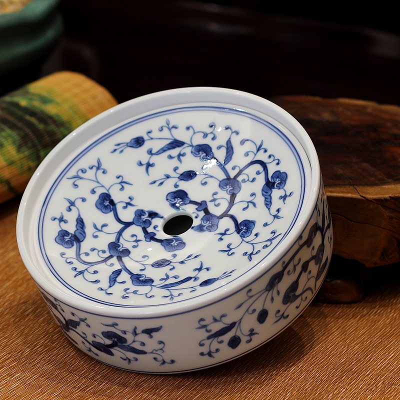 Jing De tea Jing De Gui Xiang Pot Cheng Pot holder Gui Xiang tea Blue and white Ganoderma grassin the Tableware , Tea set , Tea/With zero category - from Buy2taobao.com to provide professional Taobao agent buy service