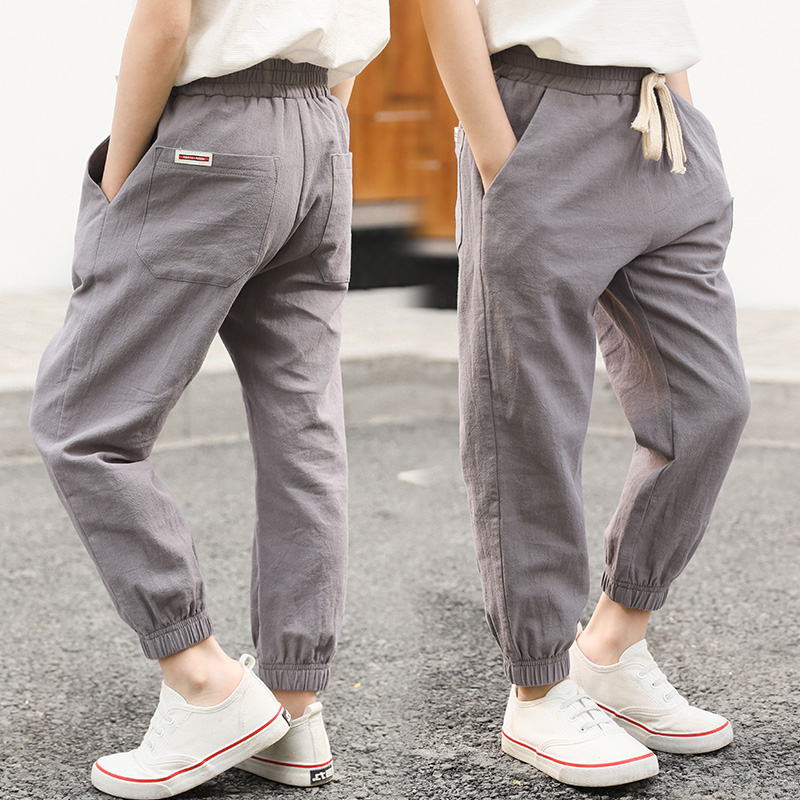 children Mosquito control CUHK 6 boy Summer 8 Boy Thin section trousers 10 baby leisure time Cotton trousers 13 yearin the Children/Baby/Family fitted , Pants category - from Buy2taobao.com to provide professional Taobao agent buy service