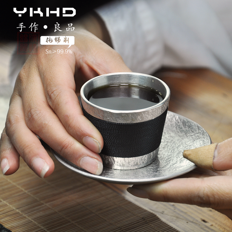 YKHD手作999纯锡功夫茶杯 锡杯小茶杯60ml小杯子手作锡杯在类目 餐饮具, 茶具, 茶道/零配中 - 来自Buy2taobao.com提供专业的淘宝代购服务