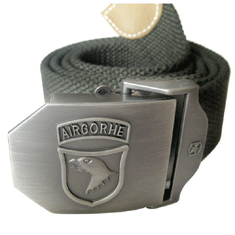 outdoors Accessories Supplies TOUGH Refinement 101 Airborne Division Yingtou thickening canvas belt green blackin the Outdoor/Mountaineer/Camping/Travel Goods , Army fans clothing/Army fans supplies , Army fans accessories , Tactical Belt/Leather belt/Girdle category - from Buy2taobao.com to provide professional Taobao agent buy service