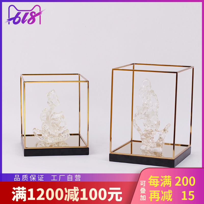 新中式擺件透明工藝樹脂品裝飾開業禮品創意家居招財客廳酒櫃軟裝在類目 家居飾品, 擺件中 - 來自Buy2taobao.com提供專業的淘寶代購服務