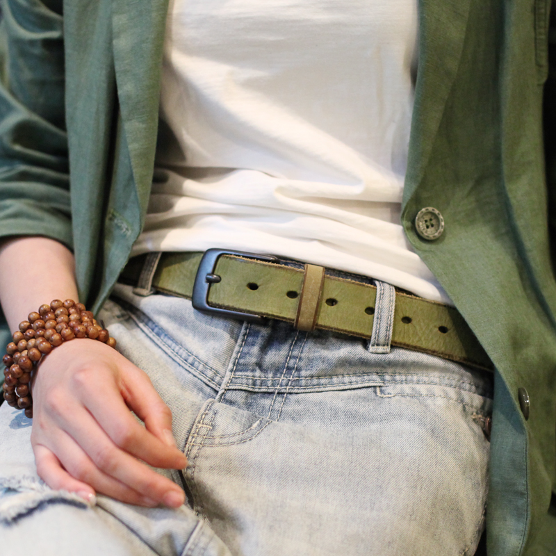 Original Retro literature manual The first layer Thick leather solar system belt men and women Pin buckle leisure time brown green Wide beltin the Accessories/Leather belt/Hat/Muffler , Belt/Leather belt/Yaolian category - from Buy2taobao.com to provide professional Taobao agent buy service
