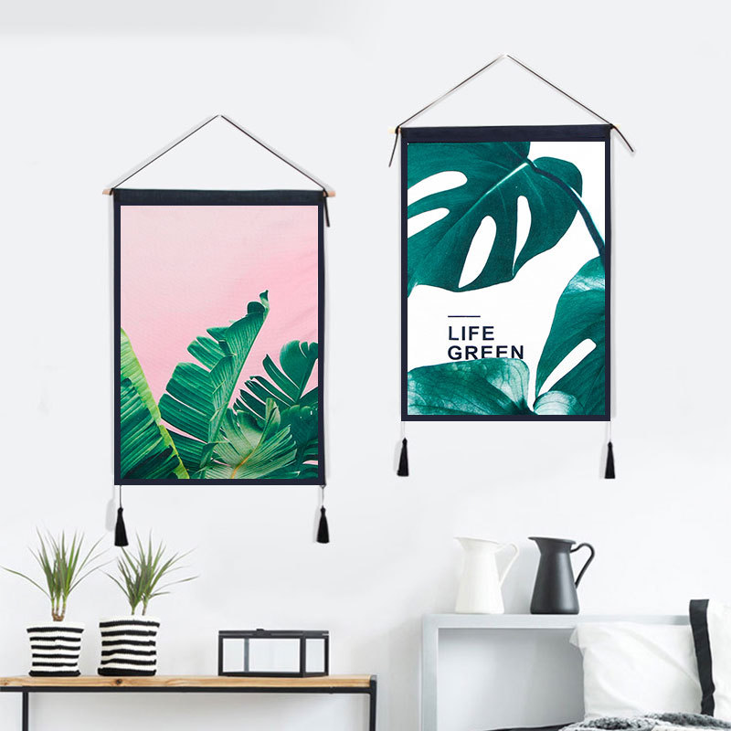 Northern Europe Electric meter box Occlusion Tapestries Maiden bedroom ins Background cloth Bedside Wall Flamingo decorate Valancein the Home Fabric , Tapestry/Tapestry category - from Buy2taobao.com to provide professional Taobao agent buy service